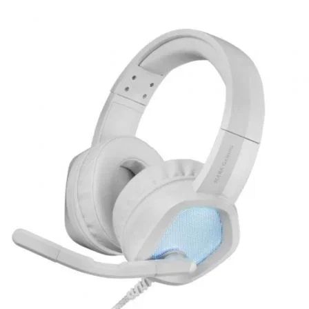 Mars Gaming MH320W Auriculares Gaming Blancos con RGB Flow y Sonido Ultra-BASS 3D